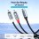 Cable Audio USB-C vers 2x RCA 1m Vention BIKHF Gris