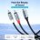 Cable Audio USB-C vers 2x RCA 1m Vention BIKHF Gris