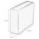 Jardinière EDA Muret Loft L Graphit 46L Blanc Ceruse
