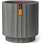 Vaso Capi Europe Groove NL Antracite 36x38 cm com Textura Sulcada