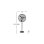 Ventilador de Pie Industrial Bilake Tormenta 240W 71cm 3 Velocidades Oscilante Altura Regulable