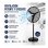 Ventilador de Pie Industrial Bilake Tormenta 240W 71cm 3 Velocidades Oscilante Altura Regulable