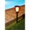 Lanterne solaire à piquet Galix Ø105 mm 12 LED SMD ambré 1800K effet flamme