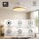 Ventoinha de Teto com Luz 3NOD Concept Nature Motor DC 6 Velocidades Pás Retráteis Comando