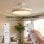 Ventoinha de Teto com Luz 3NOD Concept Nature Motor DC 6 Velocidades Pás Retráteis Comando