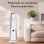 Coluna de Ar Sem Pás Autrucker Motor DC 24 Velocidades Temporizador 12h Oscilação 75° LED Branco