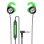 Auriculares HP DHE-7003 con cable Jack 3,5 mm para música y llamadas, micrófono, negro y rojo