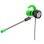 Auriculares HP DHE-7003 con cable Jack 3,5 mm para música y llamadas, micrófono, negro y rojo