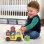 Camião interativo VTech Baby Lumi Truck com cubos de animais empiláveis multicolor