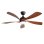 Ventilador de Techo con Luz Autrucker 30W 132cm 6 Velocidades Motor DC Silencioso Mando Reversible