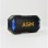 Colunas AGM Mag Rock sem fios 8 W preto e laranja com Bluetooth