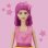 Set Créatif Play-Doh Barbie Coeurs et Cheveux avec Poupée 30 cm