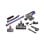 Aspirador escoba Flama ProExtreme Pet 85 500W 33 kPa 600 ml Rojo
