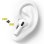 Auriculares Remax LipMax RPL-12 Bluetooth sem fios intra-auriculares brancos