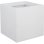 Bac à Fleurs EDA Graphit Up 21 L Blanc Cerusé 30x30x30 cm Plastique Mate Anti-UV