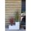Bac à Fleurs EDA Graphit Up 21 L Blanc Cerusé 30x30x30 cm Plastique Mate Anti-UV