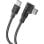 USB-C Kabel Forcell 100W Gewinkelt 2 m Schwarz