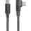USB-C Kabel Forcell 100W Gewinkelt 2 m Schwarz