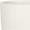 Vaso Deroma 231 Chalk White 7L Ø24 cm Plastica Leggera Testurizzata