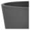 Pot Rond Deroma Origin 49L Antracite Plastique Recyclé Résistant Gel UV