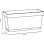 Macetero EDA Toscane Muret Rectangular Naranja 79 x 35 x 39 cm