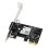 Netzwerkkarte Gigabyte GC-WFAX210 PCIe 4.0 Wi-Fi 6E 2400 Mbps Bluetooth 5.2