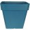 Vaso quadrado Riviera Soleilla 50x50 cm 65 L azul polipropileno