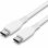 Vention TRVWF USB-C auf USB-C Kabel 1m 60W 3A Weiß