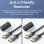 Cavo DisplayPort 2.1 Vention HGBHI 16K 3m Grigio