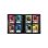 Konix Álbum Fundas Tarjetas Tcg 63x88 Mm, 4 Bolsillos Por Cara, Capacidad 160, Portadocumentos Con Cubierta Semirrígida Y Cierre Elástico