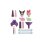Clementoni Crée Stylos Melody Y Kuromi Set De 2 Bolígrafos Decorativos Para Montar Con Tinta De Colores Y Accesorios