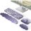 Ensemble Repose-poignets MoKo Memory Foam Violet