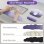 Ensemble Repose-poignets MoKo Memory Foam Violet