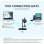 Casque Yealink avec câble USB pour communication professionnelle, couleur noire