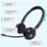 Casque Yealink avec câble USB pour communication professionnelle, couleur noire