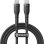 Cable USB-C a USB-C Veger 100W PD 1,5 m Negro Nylon