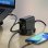 Dock da scrivania Satechi ChargeView 140W 4 porte USB-C e schermo LCD