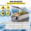 Frigorifero Portatile 55L Compressore App LED Viaggio Campeggio Auto