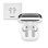 Écouteurs sans fil Karawan Buds4 Bluetooth In-ear Blanc avec étui de charge