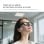 Blackview BV100 Lunettes intelligentes Caméra intégrée Haut-parleurs IA Traduction Transparentes