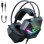 Auriculares Onikuma X20 con cable USB y micrófono para gaming, negros