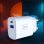 USB-Ladegerät 3MK FlowPower 30W GaN PD 3.0 QC4+ 2 Ports