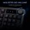 Teclado The G-Lab Keyz Caesium EX membrana compacto RGB AZERTY francês