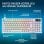 Teclado Logitech G G316 X 98 mecánico compacto con retroiluminación RGB AZERTY francés