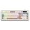 Teclado compacto The G-Lab Keyz Caesium EX de membrana con RGB francés AZERTY con retroiluminación personalizable