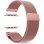 Correa Platyne para Apple Watch 42mm Acero Inoxidable Oro Rosa Cierre Magnético