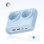 Régua Orico PDC25 6 Tomadas USB-A USB-C 25W GaN Compacta Azul