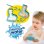 Set de bain SES Creative Sophie La Girafe 4 pièces avec pinceau bleu