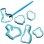 Set de bain SES Creative Sophie La Girafe 4 pièces avec pinceau bleu