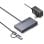 Ugreen SSD Gehäuse 2 in 1 M.2 + SATA USB Adapter Magnetisch Dunkelgrau